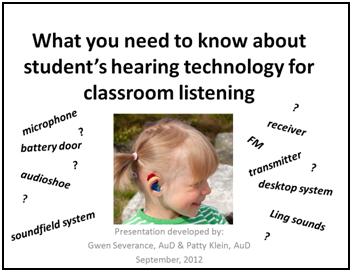 FM for DHH teachers slide