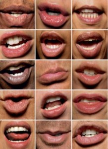 Lipreading mouth positions